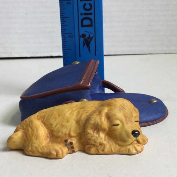 Princeton Gallery 1991 Purse Napper Cocker Spaniel Fine Porcelain - Picture 10 of 12